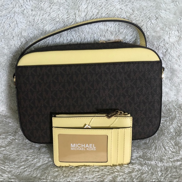 Michael Kors Jet Set Crossbody & Coin Pouch ID Set - Picture 8 of 10
